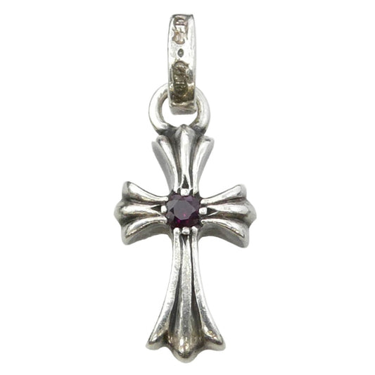CHROME HEARTS クロムハーツ(原本無) CRS BBYFAT RUBY ベイビーファット 1ルビー チャーム ペンダントトップ シルバー系【中古】