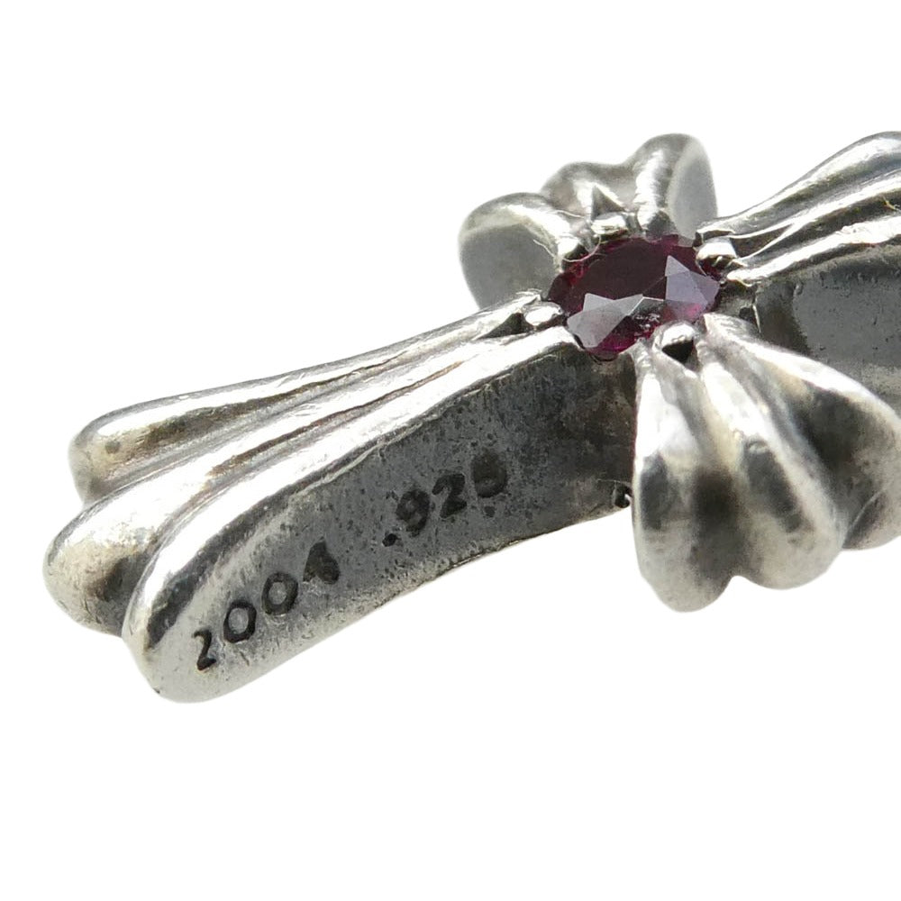 CHROME HEARTS クロムハーツ(原本無) CRS BBYFAT RUBY ベイビーファット 1ルビー チャーム ペンダントトップ シルバー系【中古】