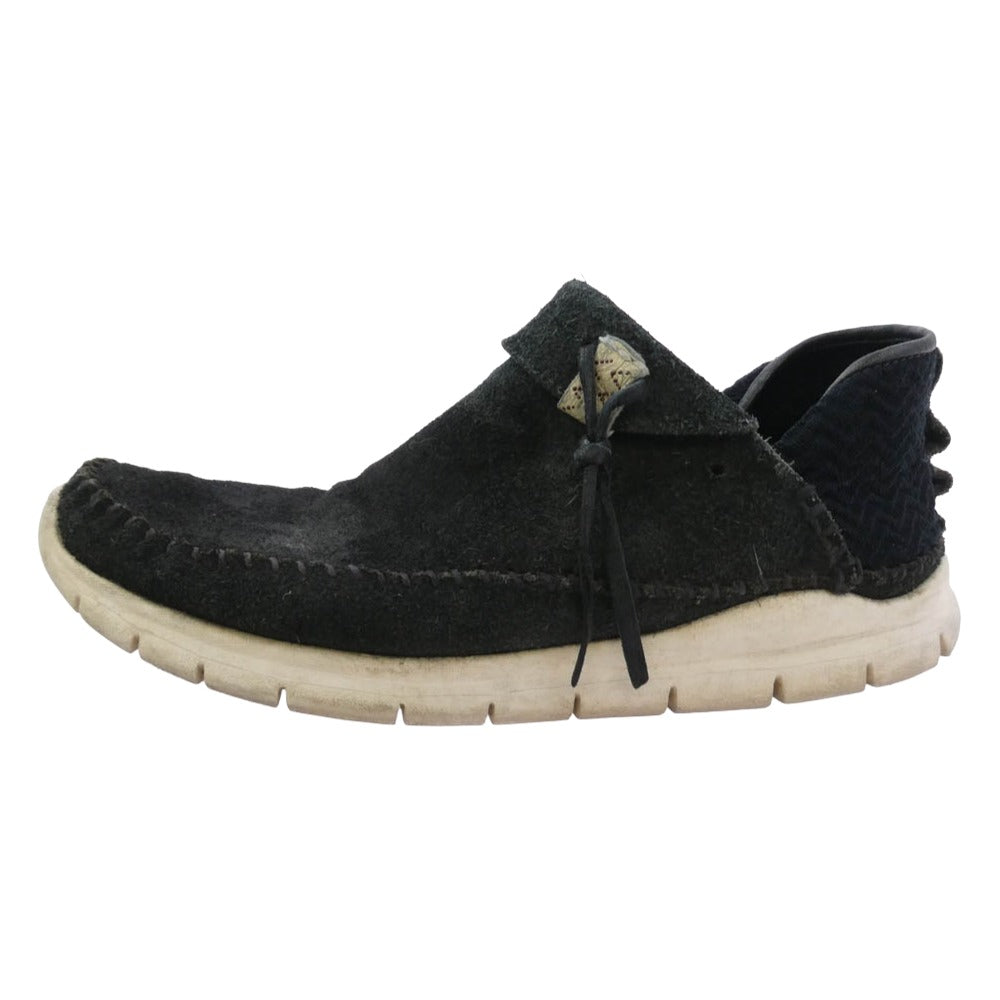 VISVIM ビズビム UTC MOC カヌー モック スエード スニーカー ブラック系 US 8.5【中古】 VISVIM ビズビム UTC MOC カヌー モック スエード スニーカー ブラック