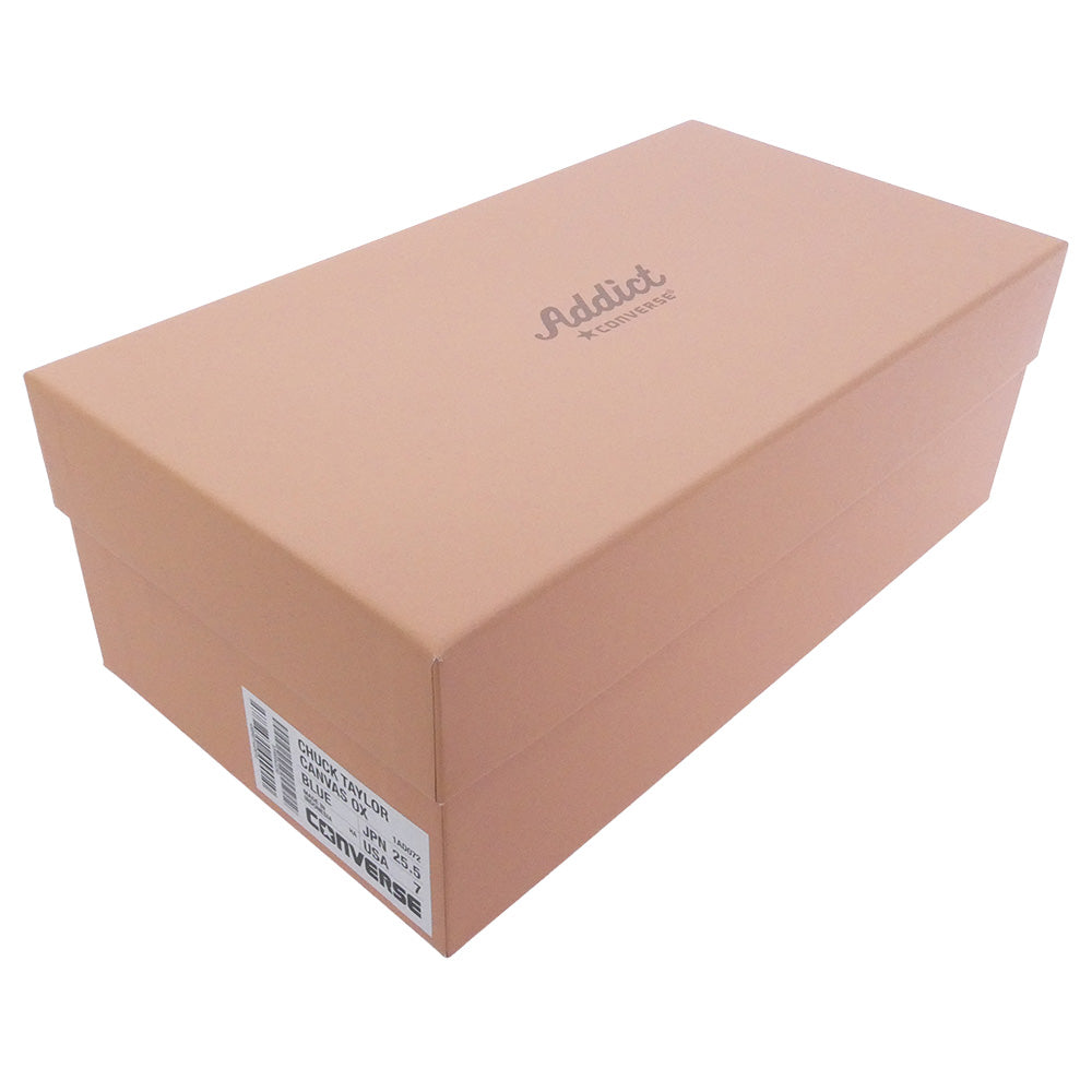 CONVERSE コンバース 1AD072 CHUCK TAYLOR CANVAS OX チャックテイラー キャンバス ローカット スニーカー ブルー系 25.5cm【中古】