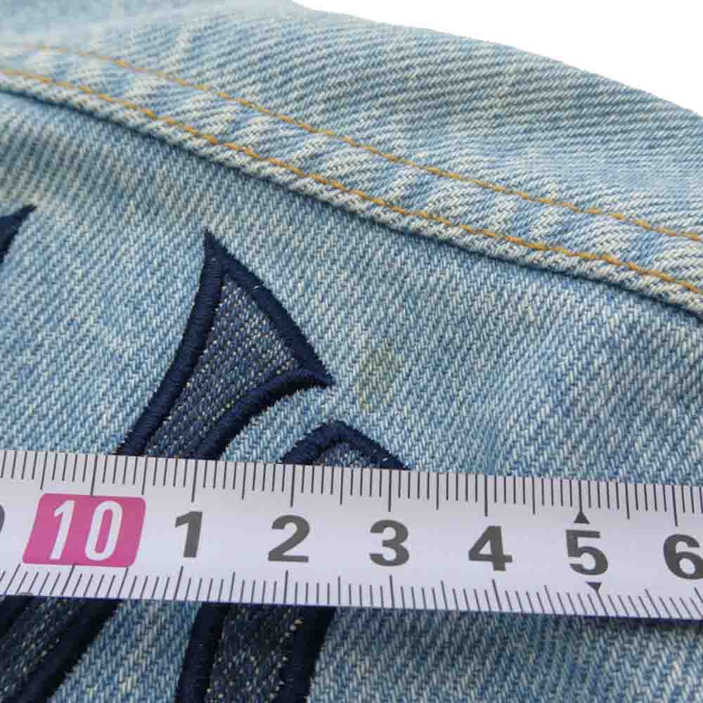 Supreme シュプリーム 21AW × NewYork Yankees Denim Trucker Jacket ブラック系 M【中古】