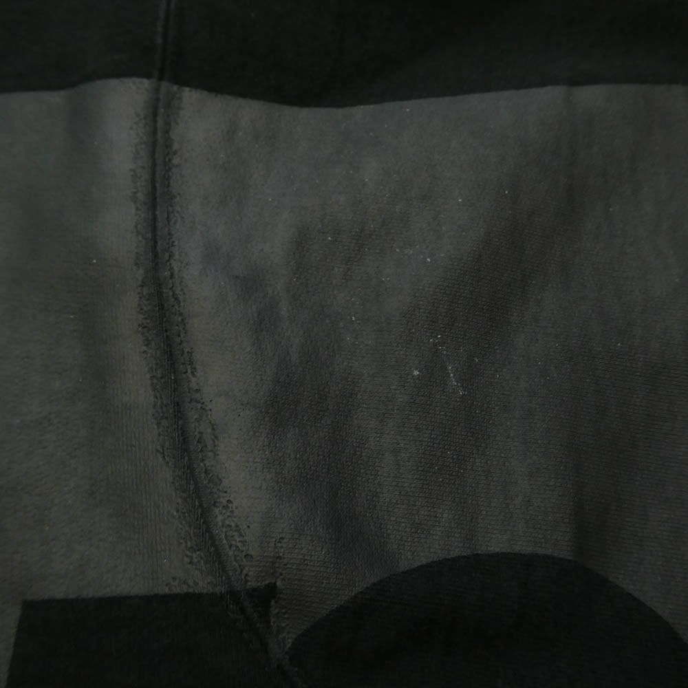 Supreme シュプリーム 21SS Big Logo Hooded Sweatshirt BlacK ビッグロゴ フーデッド スウェットシャツ プルオーバー パーカー ブラック系 M【中古】