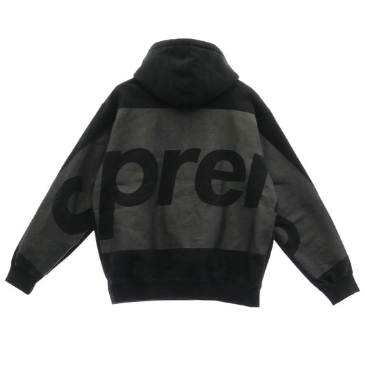 Supreme シュプリーム 21SS Big Logo Hooded Sweatshirt BlacK ビッグロゴ フーデッド スウェットシャツ プルオーバー パーカー ブラック系 M【中古】