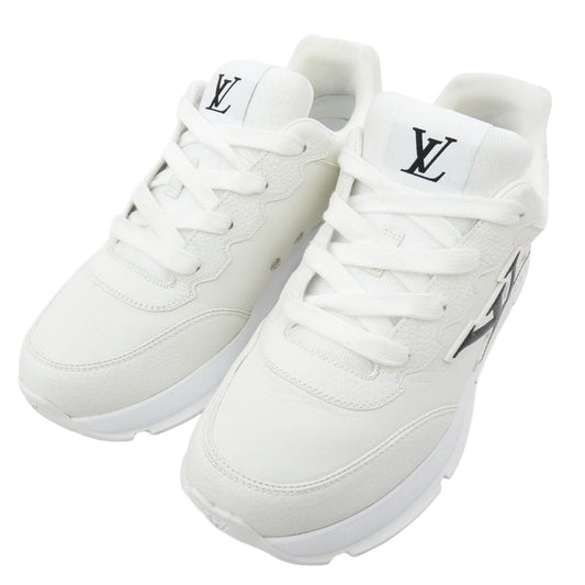 LOUIS VUITTON ルイ・ヴィトン 25AW 1AHSTF LV クラッシック スニーカー LVロゴ ローカットスニーカー ホワイト系 7【中古】