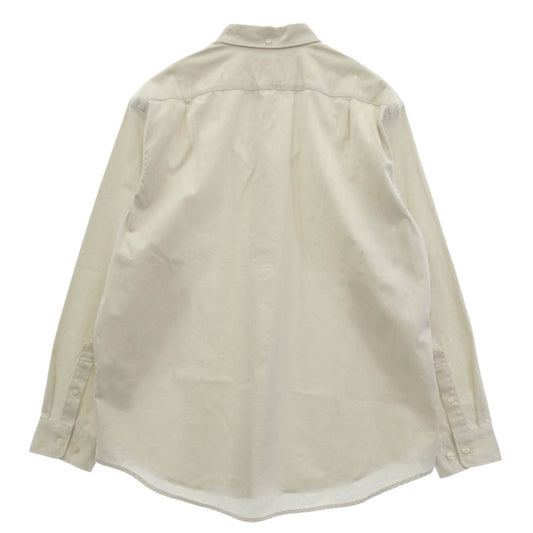 Supreme シュプリーム Small Box Shirt スモール ボックスロゴ シャツ ベージュ アイボリー系 L【中古】