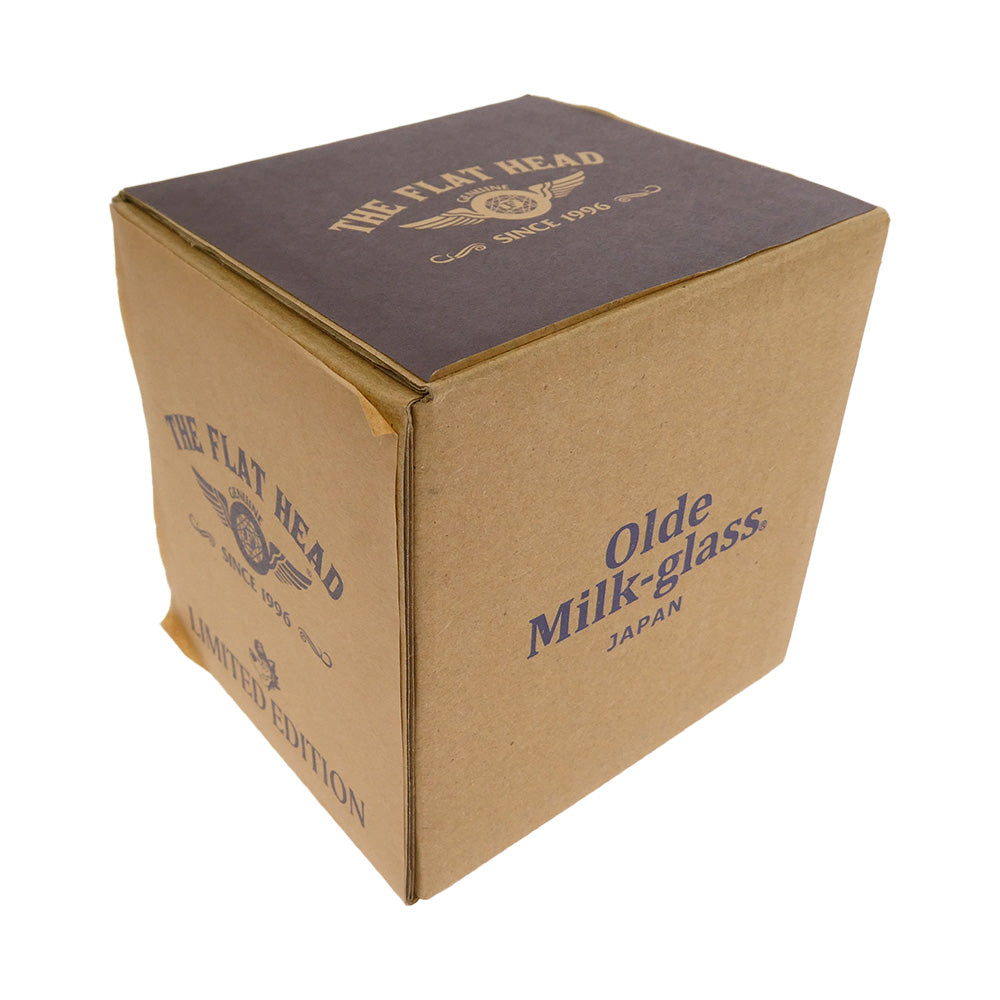 THE FLAT HEAD ザフラットヘッド Olde Milk-glass ハンドメイド ミルクガラス マグカップ ホワイト系【極上美品】【中古】