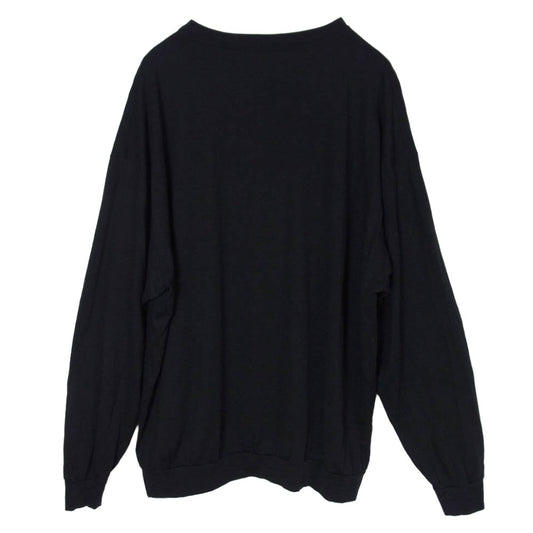 COMOLI コモリ 24AW A03-05009 ウール天竺長袖クルー チャコール 4【中古】