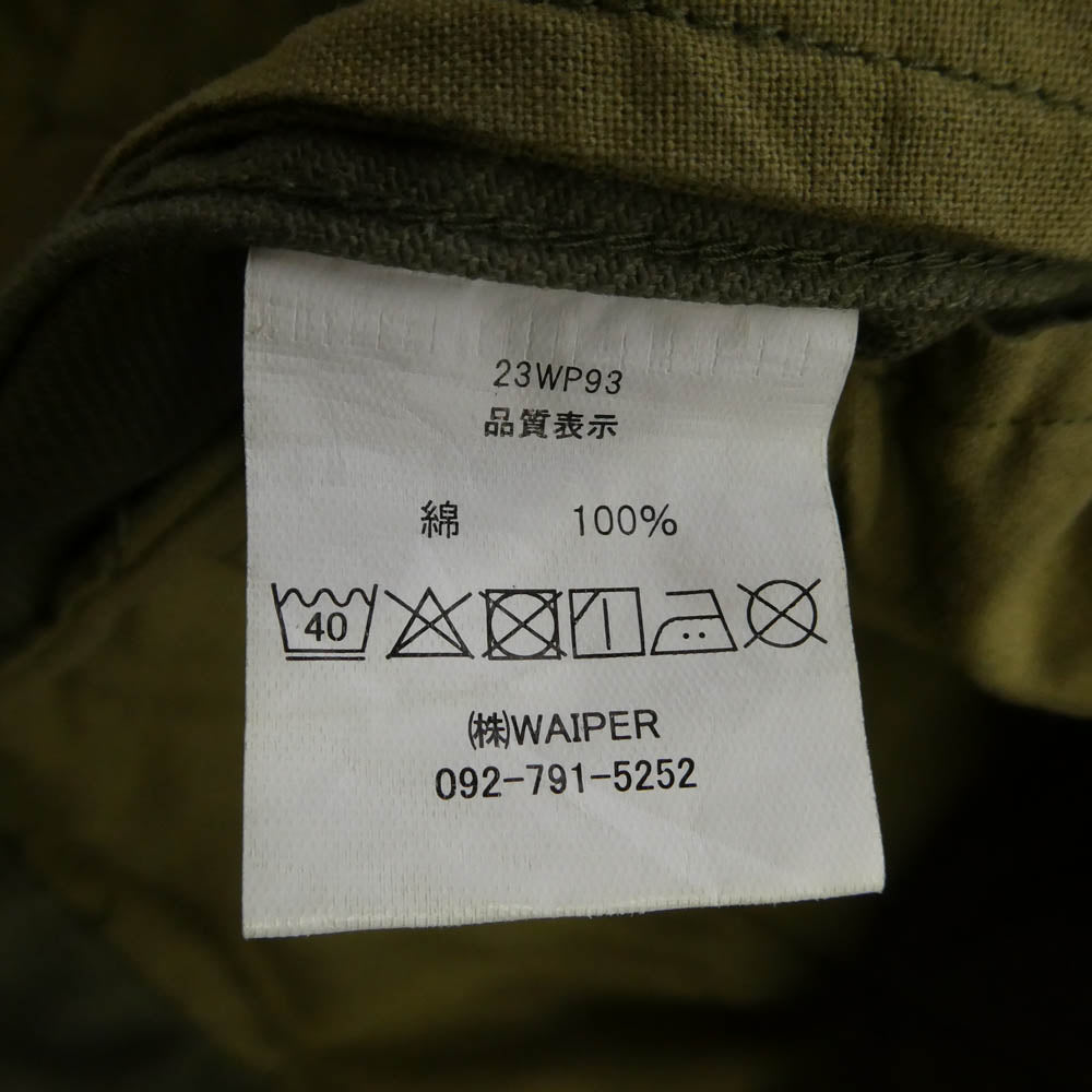 WAIPER ワイパー レプリカ フランス軍 M-47 前期型 カーゴパンツ モスグリーン系 14【美品】【中古】