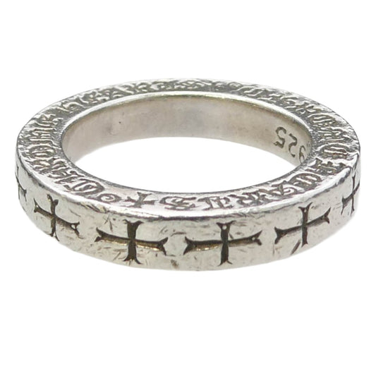 CHROME HEARTS クロムハーツ(原本無) 3mm SPACER FUCKYOU 3mmスペーサーファックユー リング シルバー系 約5.5号【中古】