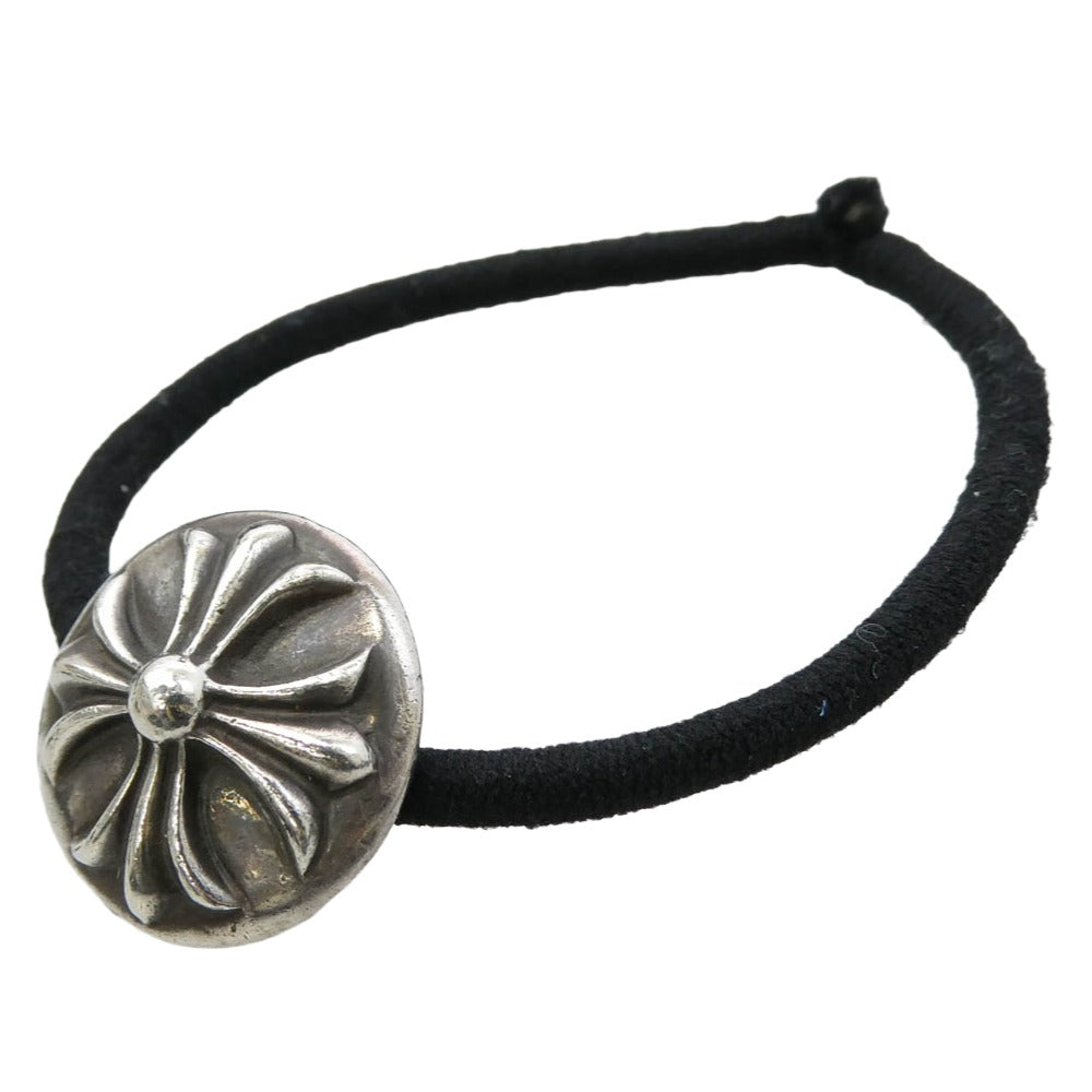 原本付き クロムハーツ ヘアゴム クロスボール CHROME HEARTS クロムハーツ（原本無） HAIRBAND クロスボール ボタン