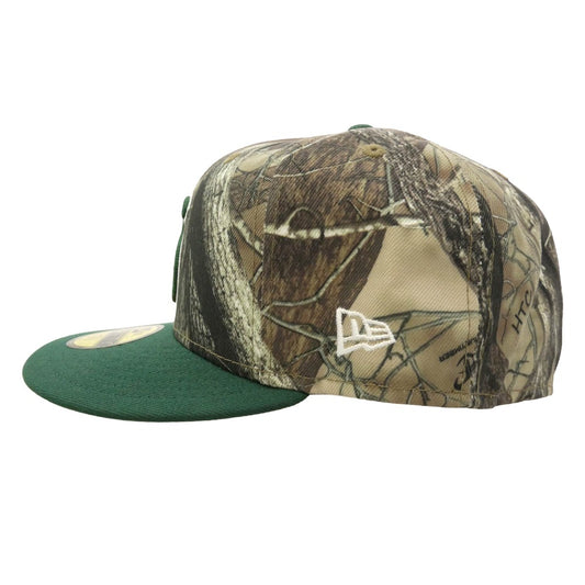 Supreme シュプリーム NEW ERA ニューエラ 25AW × NEW ERA Reaper S Logo New Era True Timber HTC Fall Camo ニューエラ リアルツリー Sロゴ キャップ グリーン系 60.6cm【極上美品】【中古】