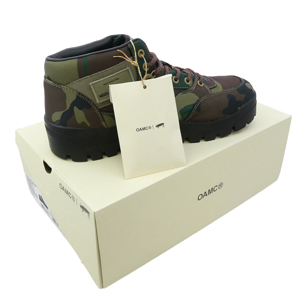 OAMC オーエーエムシー VN000EFUWVD VANS × OTW Half Cab SP Boot Woodland Camo ハーフキャブ SP ウッドランドカモ ブーツ マルチカラー系 28.5cm【新古品】【未使用】【中古】