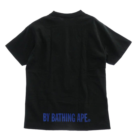 A BATHING APE アベイシングエイプ 猿カモ ビッグフェイス プリント 半袖 Tシャツ ブラック系 M【中古】