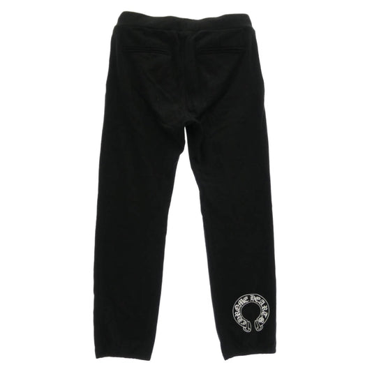 CHROME HEARTS クロムハーツ(原本無) HORSESHOE SWTSHRT PANTS ホースシュー スウェット パンツ ブラック系 M【中古】