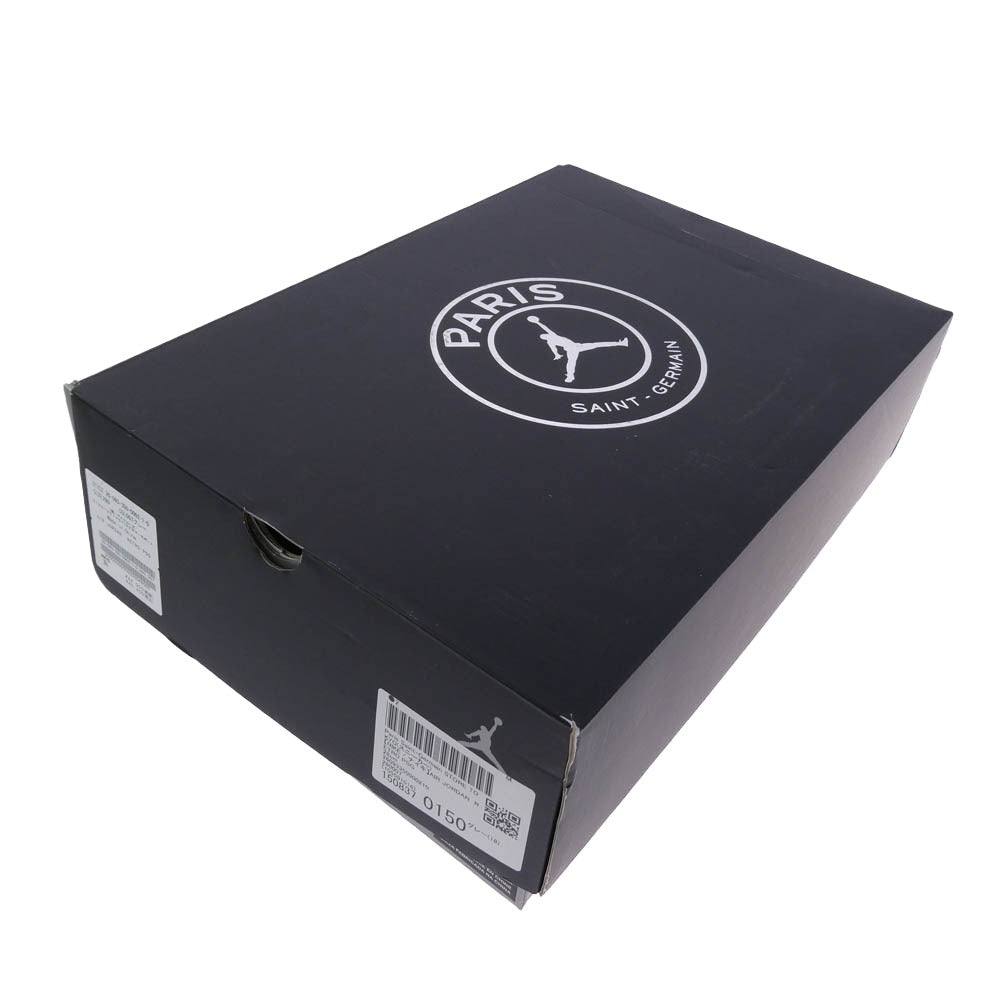 NIKE AIR JORDAN ナイキ ジョーダン IQ5135-001 x Paris Saint Germain PSG パリサンジェルマン Air Jordan 6 Retro AJ6 エアジョーダン6 レトロ ハイカット スニーカー シルバー系 28cm【極上美品】【中古】