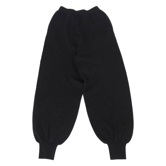 Adam et Rope' アダムエロペ GAS-22170-B 裾リブ イージー スウェットパンツ ブラック系 F【極上美品】【中古】