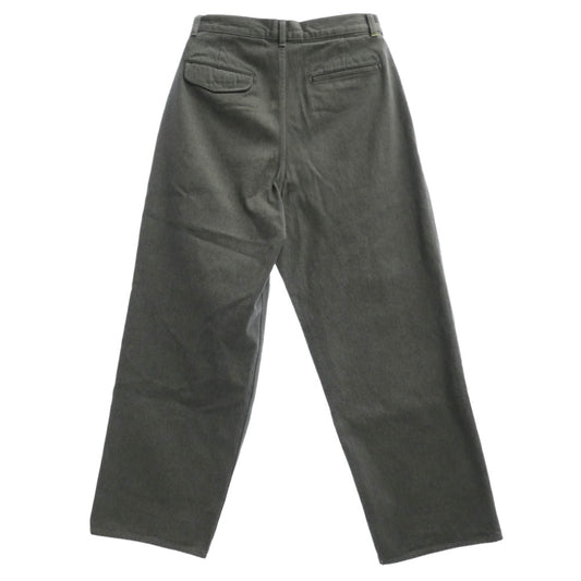 GRAPHPAPER グラフペーパー 24ss GU241-40217B Colorfast Denim Two Tuck Pants カラーファスト デニム 2タック パンツ グレー系 2【中古】