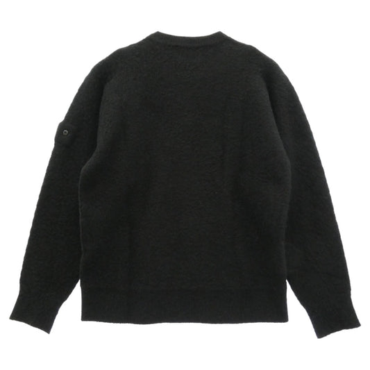 STONE ISLAND ストーンアイランド 7519507A2 SHADOW PROJECT シャドウプロジェクト Alpaca Wool Mix Oversized Crewneck アルパカウール クルーネック ニット セーター ブラック系 L【中古】