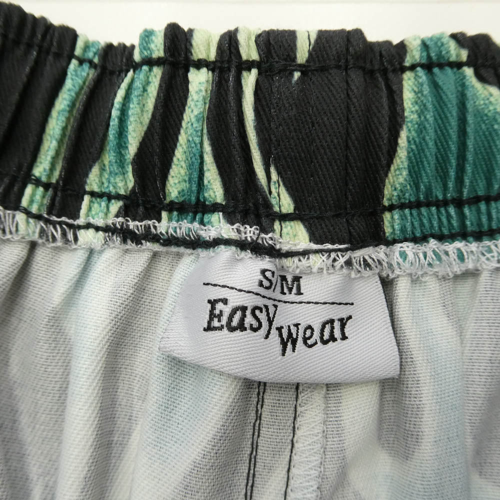 アス Multi Flames Easy Pants フレームス イージー パンツ ブラック系 グリーン系 S/M【極上美品】【中古】