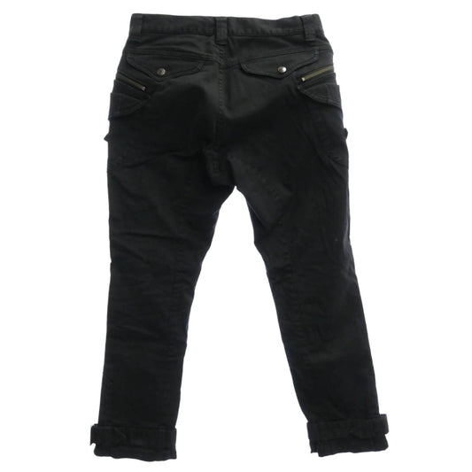 HYSTERIC GLAMOUR ヒステリックグラマー 2AP-5842 裾ジップ ベルト カーゴパンツ ブラック系 S【中古】