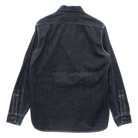 FREEWHEELERS フリーホイーラーズ NEAL CASSADY WORK SHIRT CHAMBRAY ワーク 長袖 シャツ インディゴブルー系 15【中古】