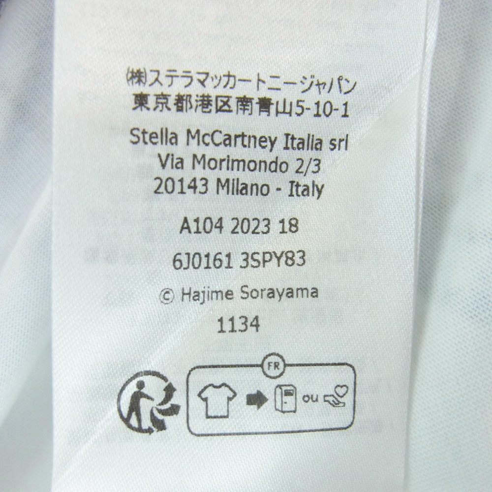 Stella McCartney ステラマッカートニー SORAYAMA 空山基 セクシーロボット 長袖 Tシャツ ホワイト系 L【極上美品】【中古】