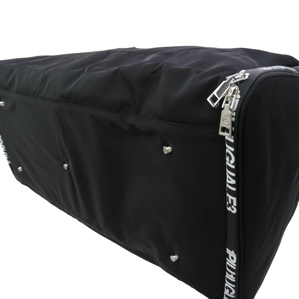 1piu1uguale3 ウノピュウノウグァーレトレ 113 GOLF BOSTON BAG ゴルフ ボストンバッグ ブラック系【中古】