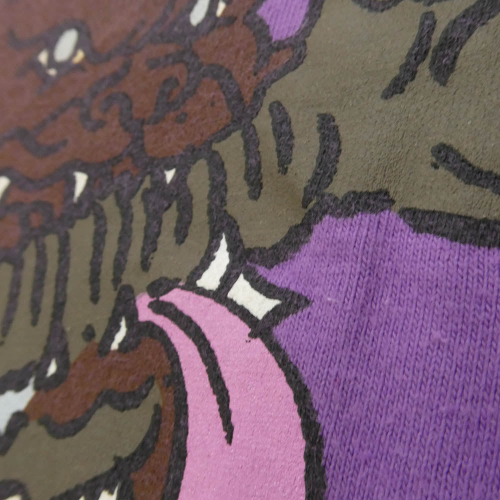 Supreme シュプリーム 23SS × Hardies ハーディーズ Dog Tee ドッグプリント Tシャツ 半袖カットソー パープル系 M【中古】