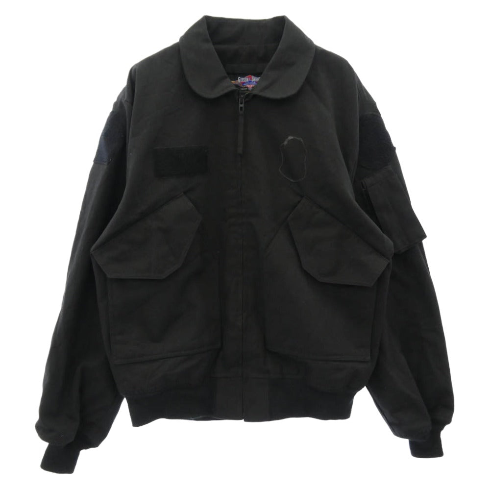 ヴィンテージ VINTAGE USA製 GIBSON & BARNES CWU-36/P ノーメックス フライト ジャケット ブラック系 L【中古】 ヴィンテージ USA製 GIBSON & BARNES CWU-36/P ノーメックス フライト