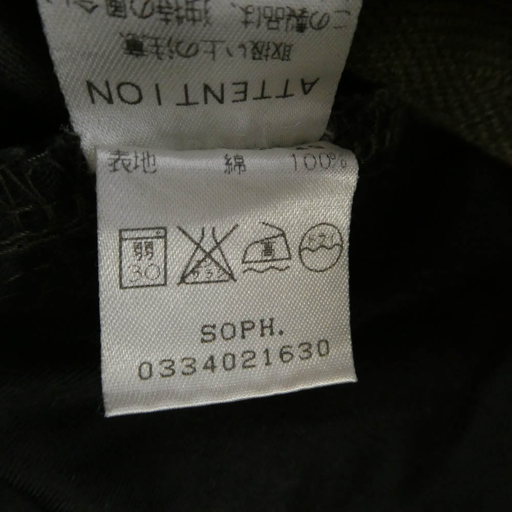 SOPHNET. ソフネット SOPH-34049 ririジップ 裾ジップ カーゴパンツ ブラウン系 M【中古】