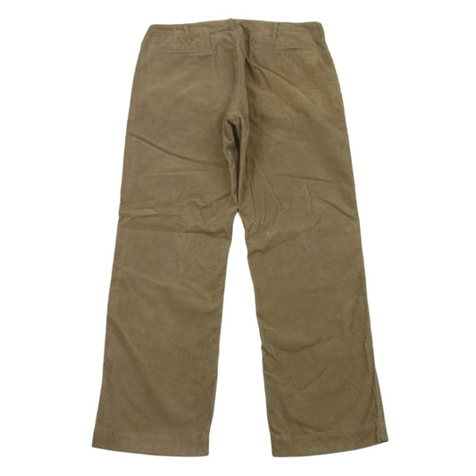 VISVIM ビズビム CORDUROY PANTS 5ポケット ボタンフライ コーデュロイ パンツ 日本製 ベージュ系 M【中古】