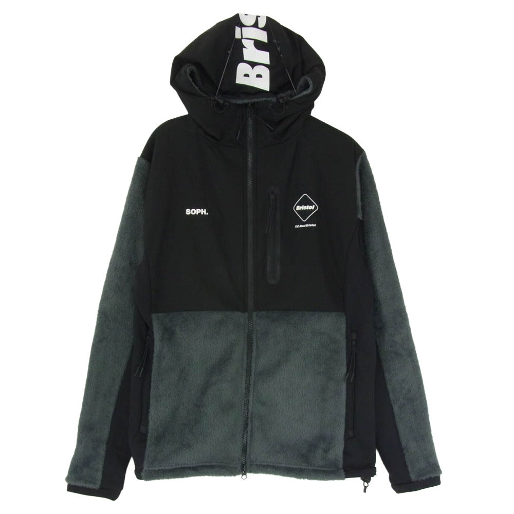 F.C.R.B. エフシーアールビー 19AW FCRB-192047 POLARTEC FLEECE HYBRID BLOUSON ポーラテック ハイブリッド フリース ジャケット ブルゾン グレー系 S【中古】 F.C.R.B. エフシーアールビー 19AW FCRB-192047 POLARTEC FLEECE