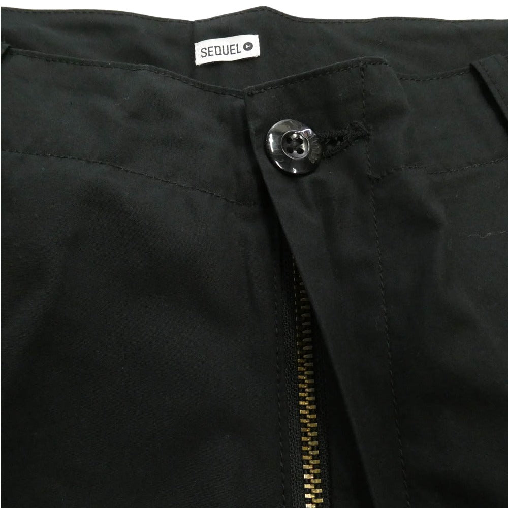 SEQUEL シークエル TYPE-F チノパンツ ブラック系 L【中古】