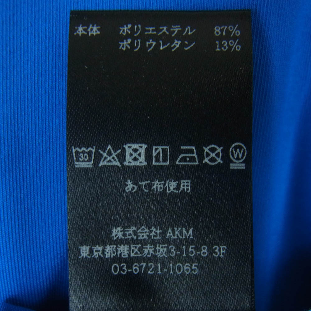 1piu1uguale3 ウノピュウノウグァーレトレ GDT011 POE417 ADP GOLF ゴルフ S/S MOCK NECK モックネック スモールロゴ 半袖 Tシャツ カットソー ブルー系 ホワイト系 XL VI 6【中古】