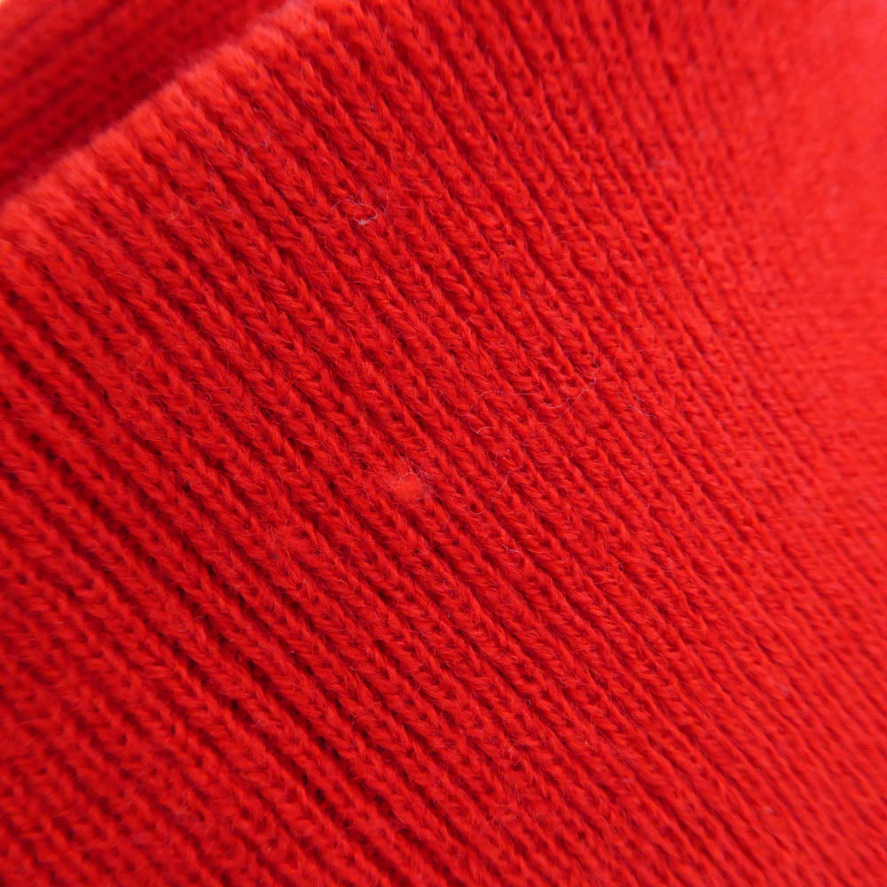 Supreme シュプリーム 18AW Classic Script Beanie LOGO クラシック スクリプト ビーニー レッド系【中古】