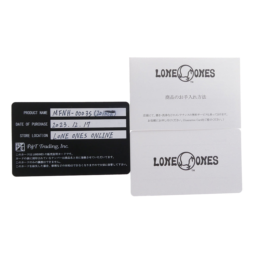 LONE ONES ロンワンズ MFNH-0003S ギャランティカード付属 MF Hooks Ball Chain メイティングフライトフック ボールチェーン シルバー系【中古】