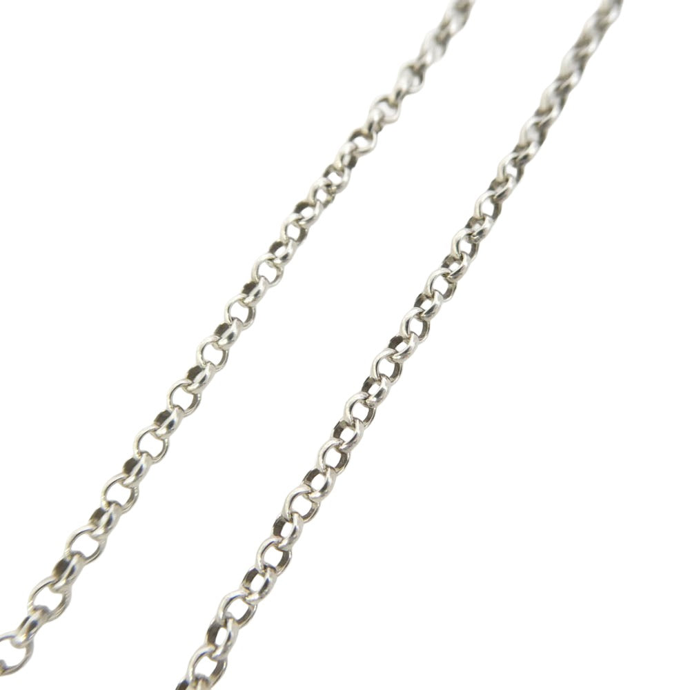 CHROME HEARTS クロムハーツ(原本無) 18inch NECKCHAIN R18 ロールチェーン ネックレス シルバー系【中古】