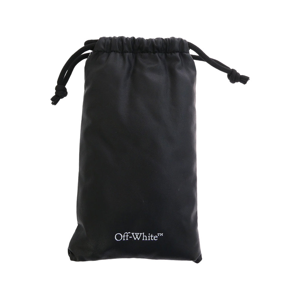 OFF-WHITE オフホワイト OER1127 1007 ARTHUR スクエア フレーム サングラス アイウェア ブラック系【中古】