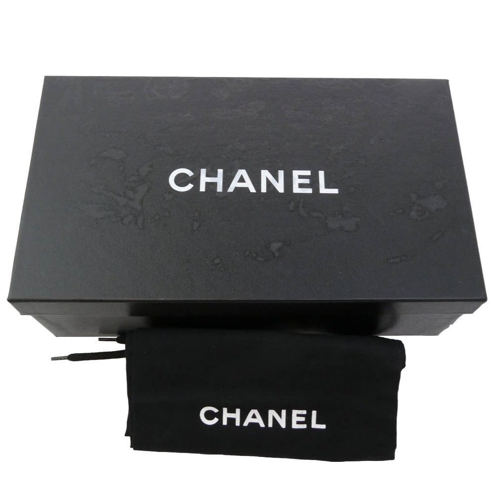 CHANEL シャネル ココマーク ゴールド パンプス ゴールド系 38.5【中古】