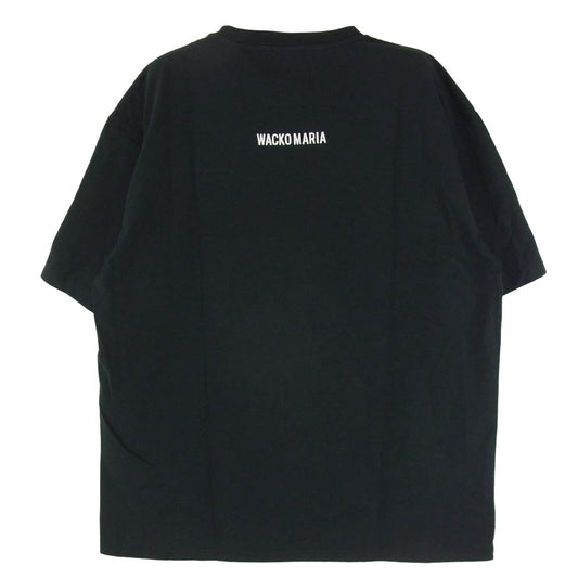 WACKO MARIA ワコマリア TERRIFIER WASHED HEAVY WEIGHT CREW NECK T-SHIRT TYPE-3 テリファー ウォッシュドクルーネック 半袖 Tシャツ ブラック系 M【極上美品】【中古】