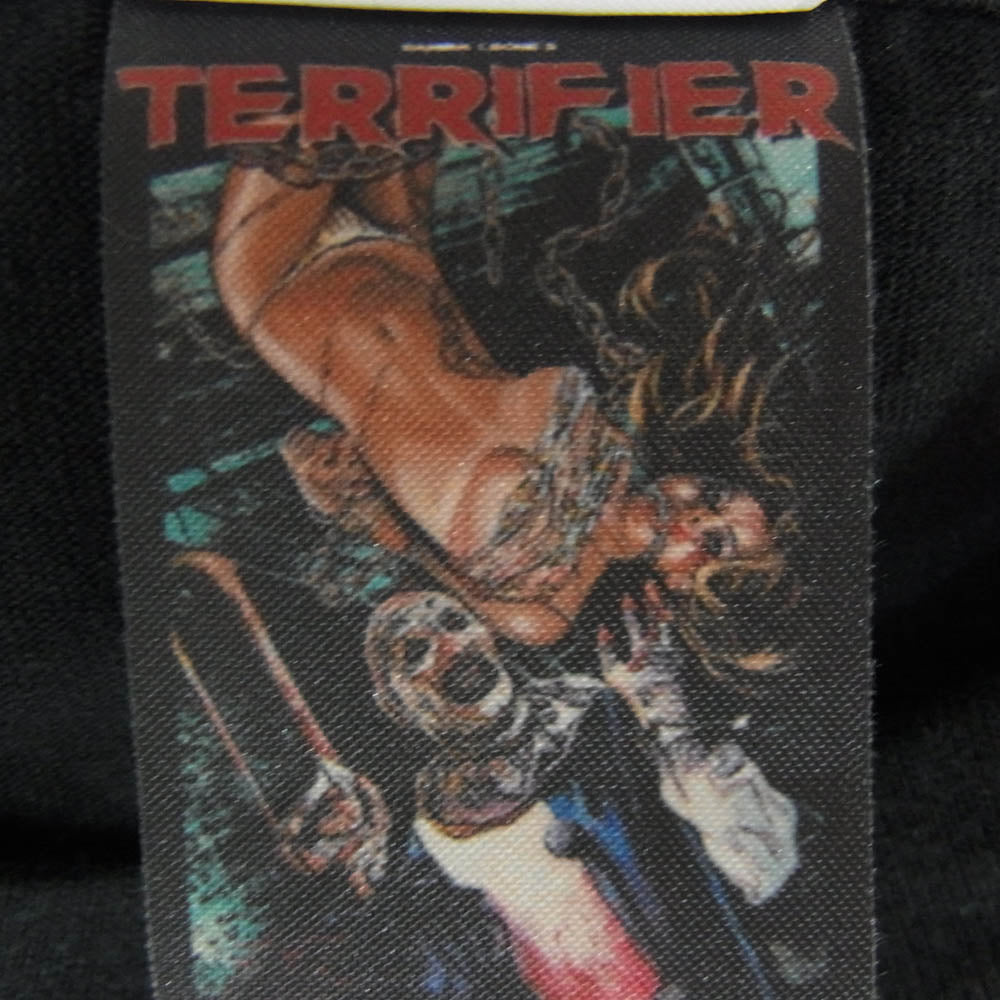 WACKO MARIA ワコマリア TERRIFIER WASHED HEAVY WEIGHT CREW NECK T-SHIRT TYPE-3 テリファー ウォッシュドクルーネック 半袖 Tシャツ ブラック系 M【極上美品】【中古】