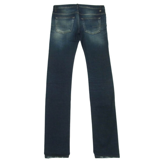 DIOR HOMME ディオールオム 10AW 0H31J1081600 クリス期 アンダーマイト ボタンフライ ストレッチ スキニー デニム パンツ インディゴブルー系 29【中古】