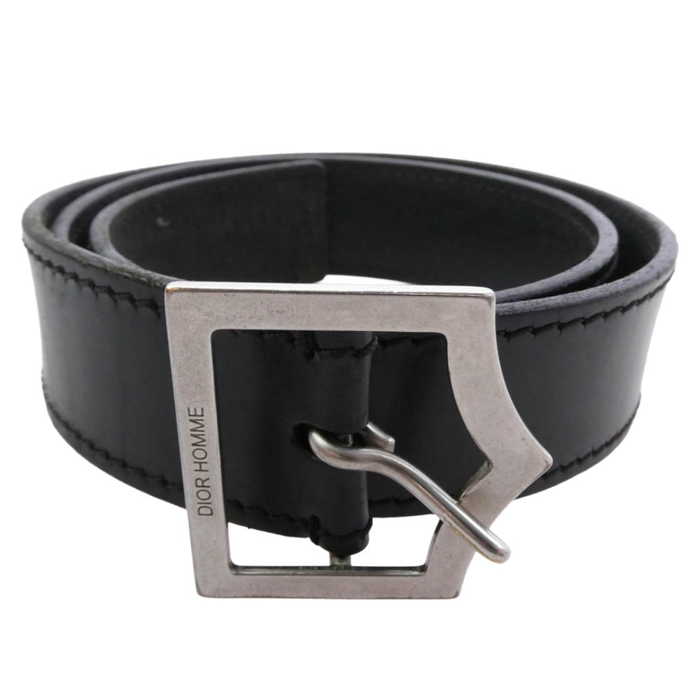 d*e様 DIOR HOMME 05ss エディ期 Dバックル レザー ベルト DIOR HOMME ディオールオム 05ss エディ期 Dバックル レザー ベルト
