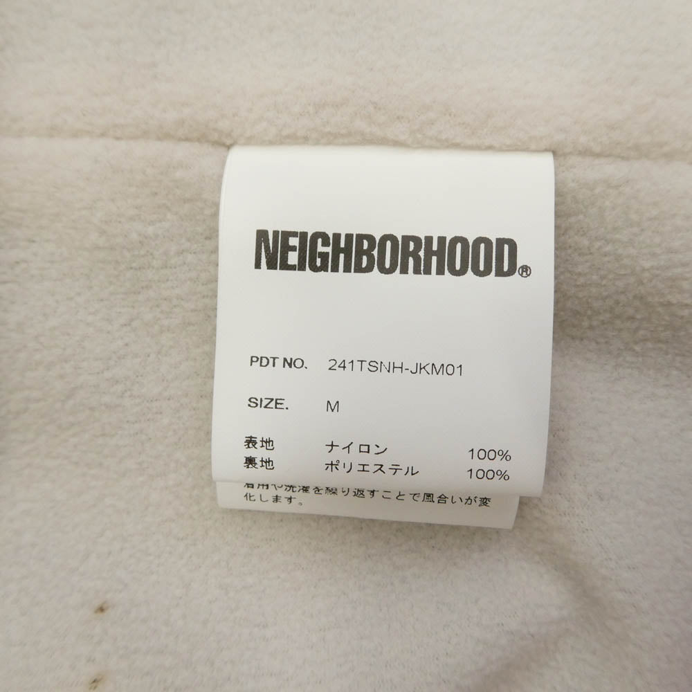 NEIGHBORHOOD ネイバーフッド 24SS 241TSNH-JKM01 WINDBREAKER JACKET-1 ウィンドブレーカー コーチ ジャケット カーキ系 M【中古】