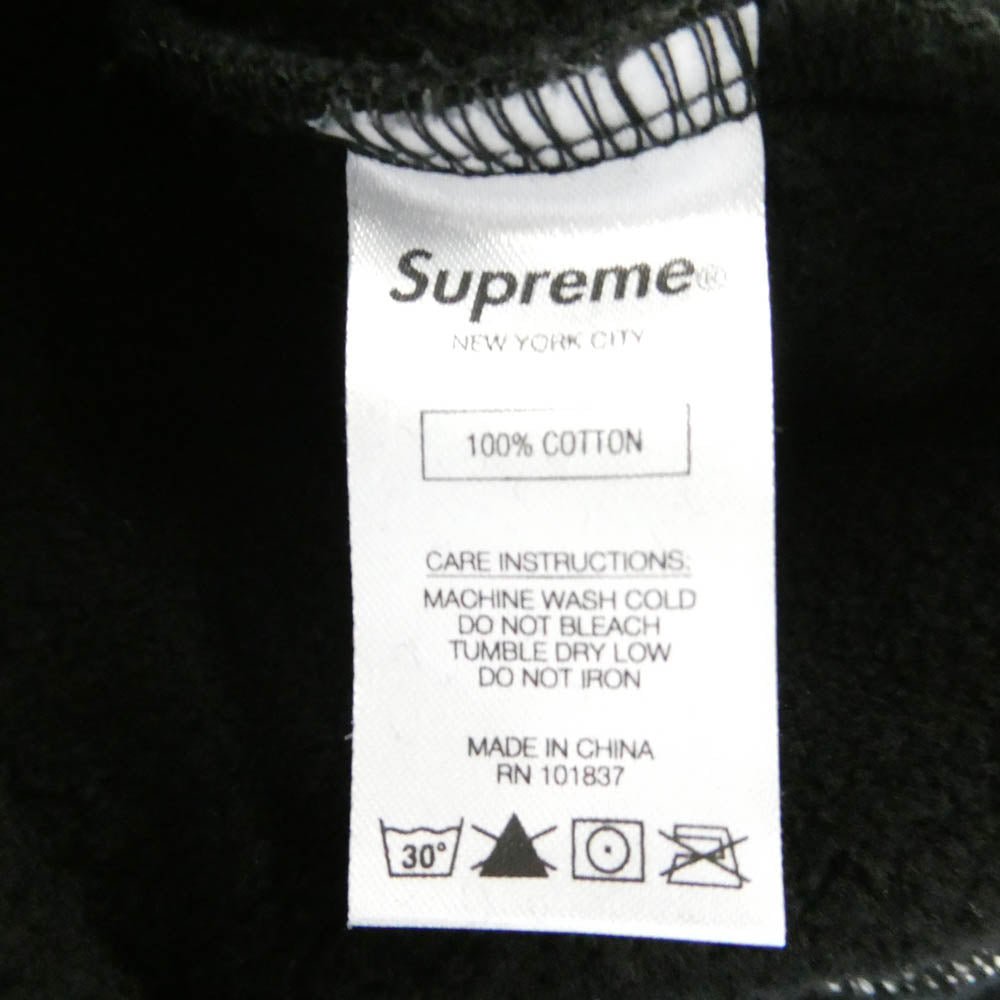 Supreme シュプリーム 19SS Rib Stripe Crewneck リブストライプ クルーネック スウェット ブラック系 L【美品】【中古】
