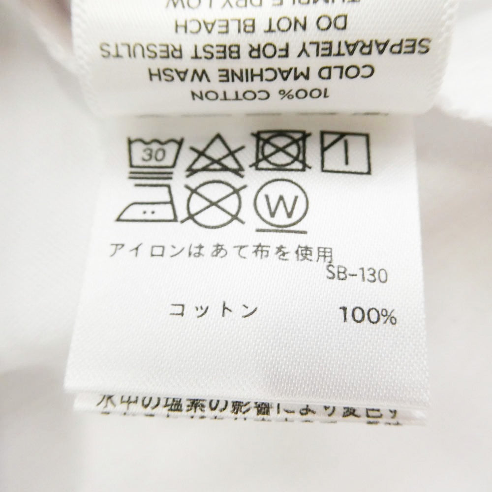 WIND AND SEA ウィンダンシー WDS-SAT-2S-01 × SATURDAYS SURF サタデーズサーフ フロントプリント Tシャツ 半袖カットソー ホワイト系 M【新古品】【未使用】【中古】