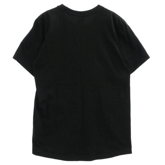 Supreme シュプリーム Chrome Logo Tee クローム ロゴ プリント コットン クルーネック Tシャツ ブラック系 S【中古】