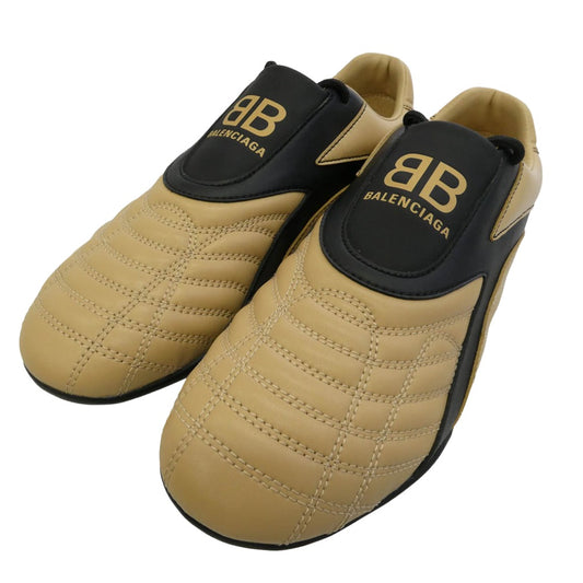 BALENCIAGA バレンシアガ 817539 ZEN SNEAKER ローカット スニーカー ベージュ系 ブラック系 38【新古品】【未使用】【中古】