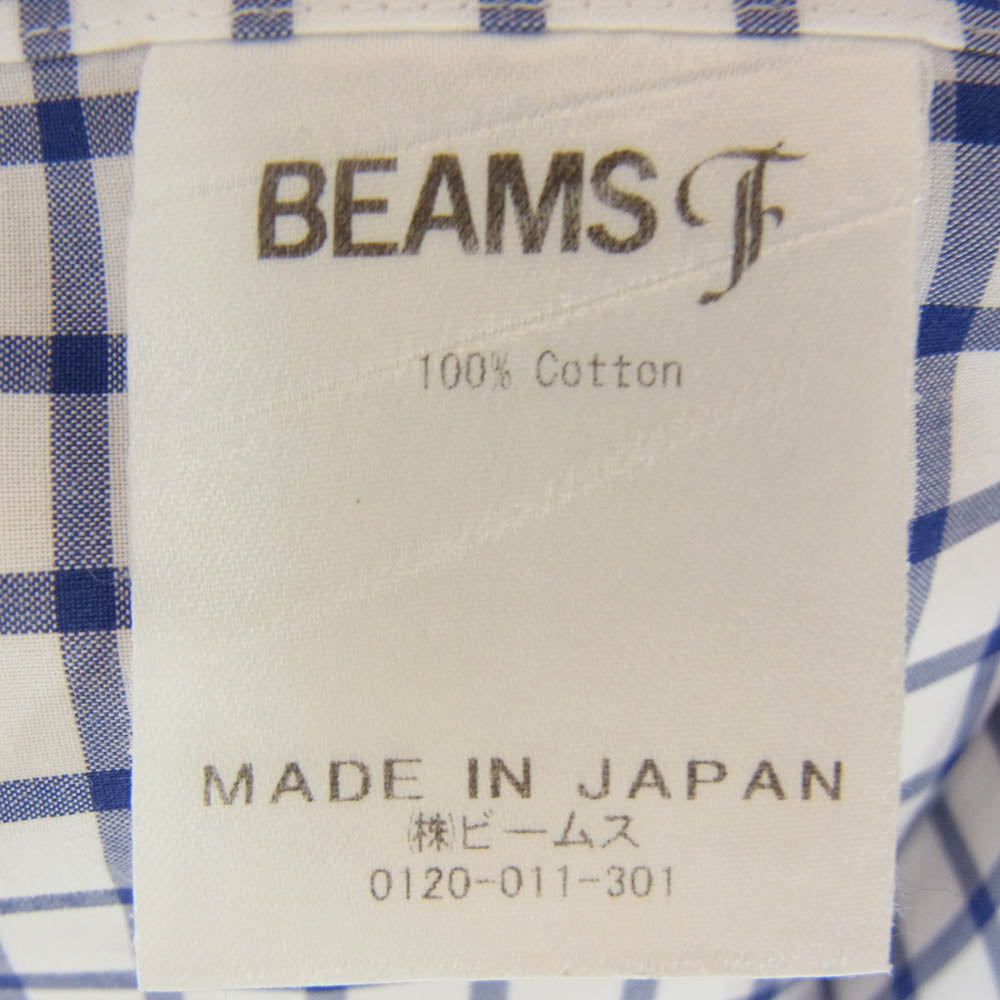 BEAMS ビームス 21-11-0124-563 ビームスF THOMAS MASON トーマスメイソン ビームスF GRAPH-CHECK SHIRTS グラフチェック 長袖 シャツ ブルー系 15 1/2【中古】