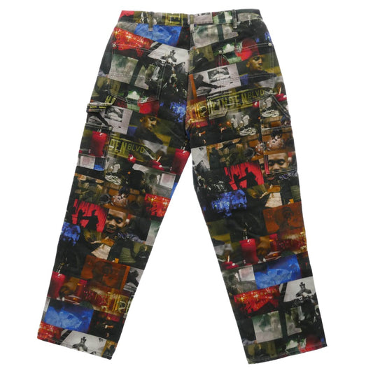 Supreme シュプリーム 21AW Nas and DMX Collage Double Knee Denim Painter Pant Nas アンド DMX コラージュ ダブル ニー デニム ペインター パンツ マルチカラー系 36【新古品】【未使用】【中古】